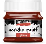 Pentart Fényes akrilfesték 50 ml bordó