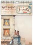 Stamperia DFSAK6049 - 8 rizspapír A6 háttér Family