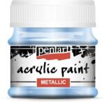 Pentart Metál akrilfesték 50 ml metál világoskék