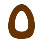 Penta collection Fabetű 25mm, 8 db/csomag O