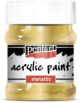 Pentart Metál akrilfesték 230 ml arany