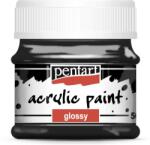 Pentart Fényes akrilfesték 50 ml fekete