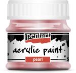 Pentart Gyöngyház akrilfesték 50 ml rózsaszín