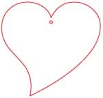 Penta collection Fafigura, 2 db/csomag - szivecske 330