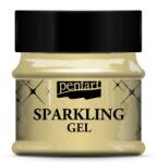 Pentart Csillogó gél 50 ml átlátszó ezüst