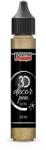 Pentart 3D dekortoll csillogó 30 ml arany