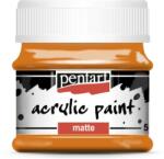 Pentart Matt akrilfesték 50 ml narancs