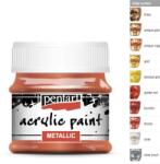 Pentart Metál akrilfesték 50 ml aranyvörös