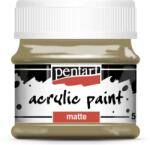 Pentart Matt akrilfesték 50 ml sólyombarna