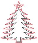 Penta collection Fafigura, 5 db/csomag - fenyő 121