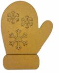 Stamperia MDF figura: Gloves and snowflakes