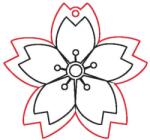 Penta collection Fafigura, 5 db/csomag - virág 66