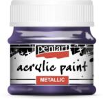 Pentart Metál akrilfesték 50 ml ezüstlila
