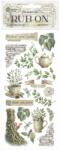 Stamperia Rub-on cm 10, 16x21, 6 - Herbarium Silvae tea time