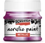 Pentart Metál akrilfesték 50 ml metál világoslila