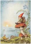 Stamperia A4 rizspapír csom. - Hidden Grove gnome
