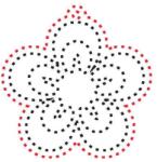 Penta collection Fafigura, 5 db/csomag - virág 57