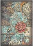 Stamperia A4 rizspapír csom. - Sir Vagabond in Fantasy World mechanical rose