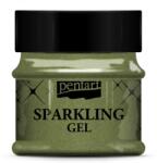 Pentart Csillogó gél 50 ml olíva arany