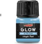 Pentart GLOW sötétben világító akrilfesték 30 ml kék