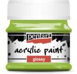 Pentart Fényes akrilfesték 50 ml almazöld