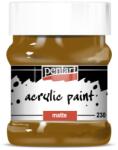 Pentart Matt akrilfesték 230 ml barna
