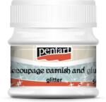 Pentart Glitteres dekupázs ragasztólakk 50 ml