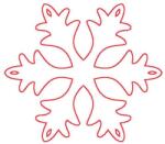 Penta collection Fafigura, 5 db/csomag - hópehely 101