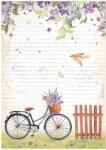 Stamperia A4 Rizspapír csom. - Create Happiness Welcome Home bicycle