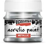 Pentart Metál akrilfesték 50 ml silver touch