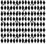 Stamperia HD gumi pecsételő 10 x 10 cm - Rombusz minta