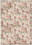 Stamperia A4 rizspapír csom. - House of Roses fabric