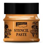 Pentart Stencilező paszta metál 50 ml bronz