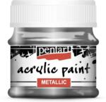 Pentart Metál akrilfesték 50 ml grafit