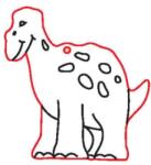 Penta collection Fafigura, 5 db/csomag - dínó 281