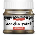 Pentart Metál akrilfesték 50 ml csillogó arany