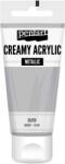 Pentart Krémes akrilfesték metál 200 ml ezüst