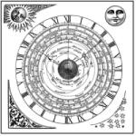 Stamperia HD gumi pecsételő 10 x 10 cm - Asztrológia