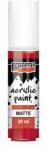 Pentart Matt akrilfesték 20 ml piros