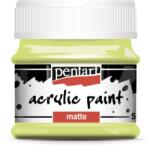 Pentart Matt akrilfesték 50 ml limezöld