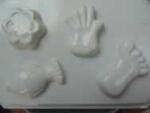 Penta collection Gipszkiöntő forma, normál - Szappanöntő, -láb, -kéz, -hal , -virág