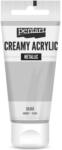 Pentart Krémes akrilfesték metál 60 ml ezüst