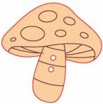 Penta collection Fafigura gomb 132 - gomba 10 db/csomag