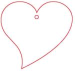 Penta collection Fafigura, 5 db/csomag - szivecske 106