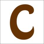 Penta collection Fabetű 15mm, 10 db/csomag C