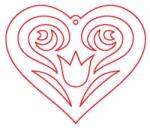 Penta collection Fafigura, 5 db/csomag - szivecske 34