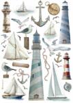 Stamperia A4 rizspapír csom. - Lighthouse