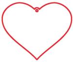 Penta collection Fafigura, 5 db/csomag - szivecske 302