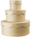 Penta collection Cakkos tetejű kis dobozok 3 db-os szett 8x6/13, 5x7/20x8