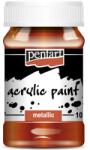 Pentart Metál akrilfesték 100 ml vörösréz